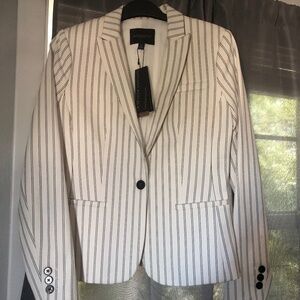 Banana republic pinstripe blazer
